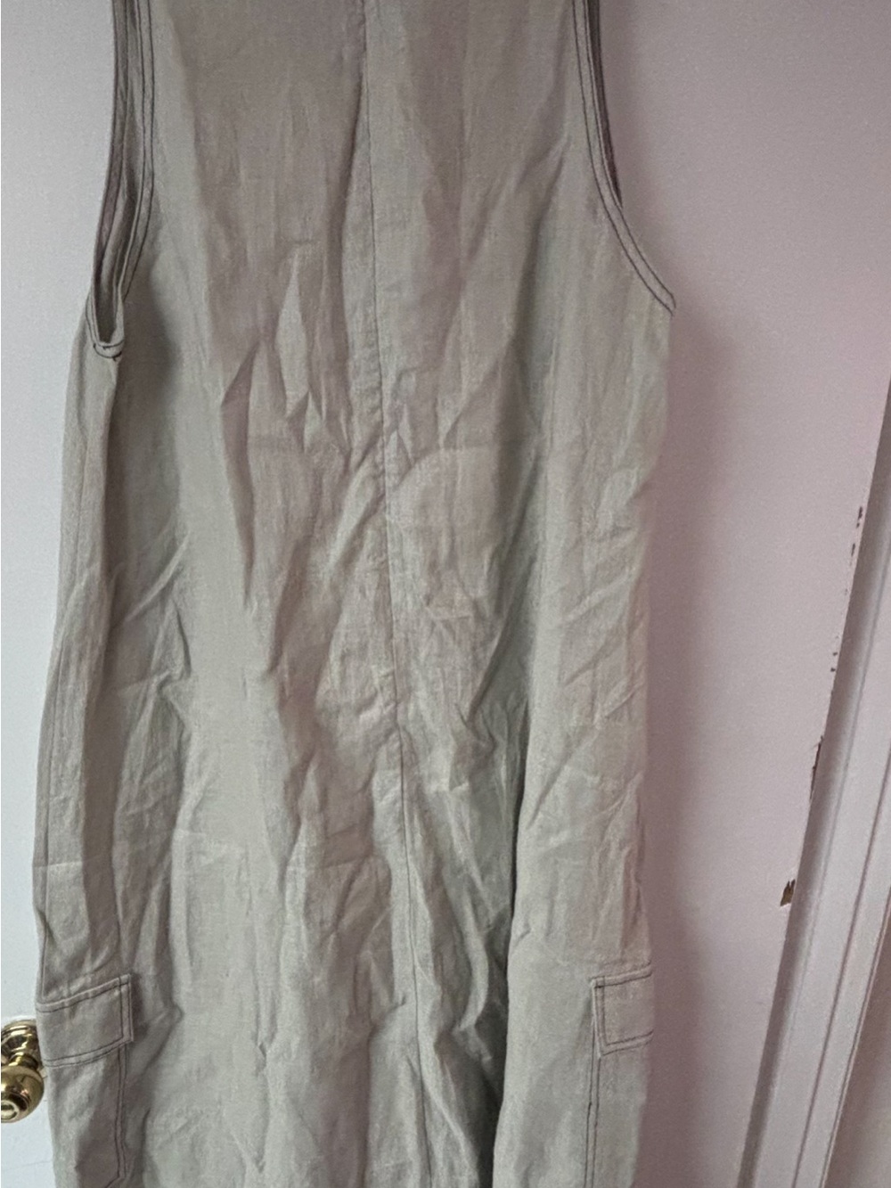 NWT DISSH Dress Laurent maxi Cargo Chalk
Linen dress size 6 - Picture 5 of 7